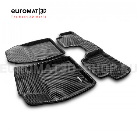 3D коврики Euromat3D EVA в салон для Kia XCeed (2020-) № EM3DEVA-002902