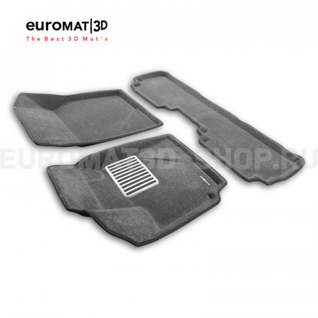 Текстильные 3D коврики Euromat3D Lux в салон для Toyota Highlander (2010-2013) № EM3D-005111G Серые Текстильные 3D коврики Euromat3D Lux в салон для Toyota Highlander (2010-2013) № EM3D-005111G Серые