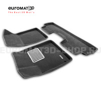 Текстильные 3D коврики Euromat3D Lux в салон для Gac GS3 (2024-) № EM3D-001435