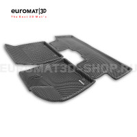 3D коврики Euromat3D EVA в салон для Geely EX5 (2025-) № EM3DEVA-001447